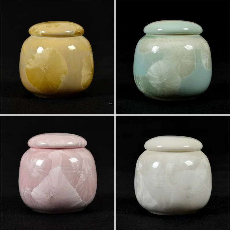 Pet memorial urn for human ashes, personalized pet urn for human cremation, small dog pet, Japanese mourning urn for ashes