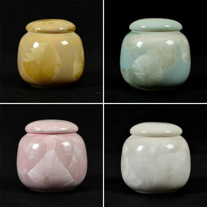 Pet memorial urn for human ashes, personalized pet urn for human cremation, small dog pet, Japanese mourning urn for ashes