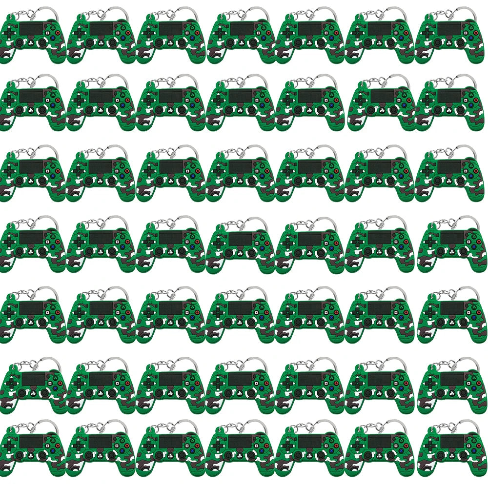50PCS Schlüsselbund für Jungen Männer Gamepad Schlüsselring Joystick Game Controller Schlüssel Zubehör fit Handtasche Schlüssel Anhänger Freunde Schlüssel geschenke