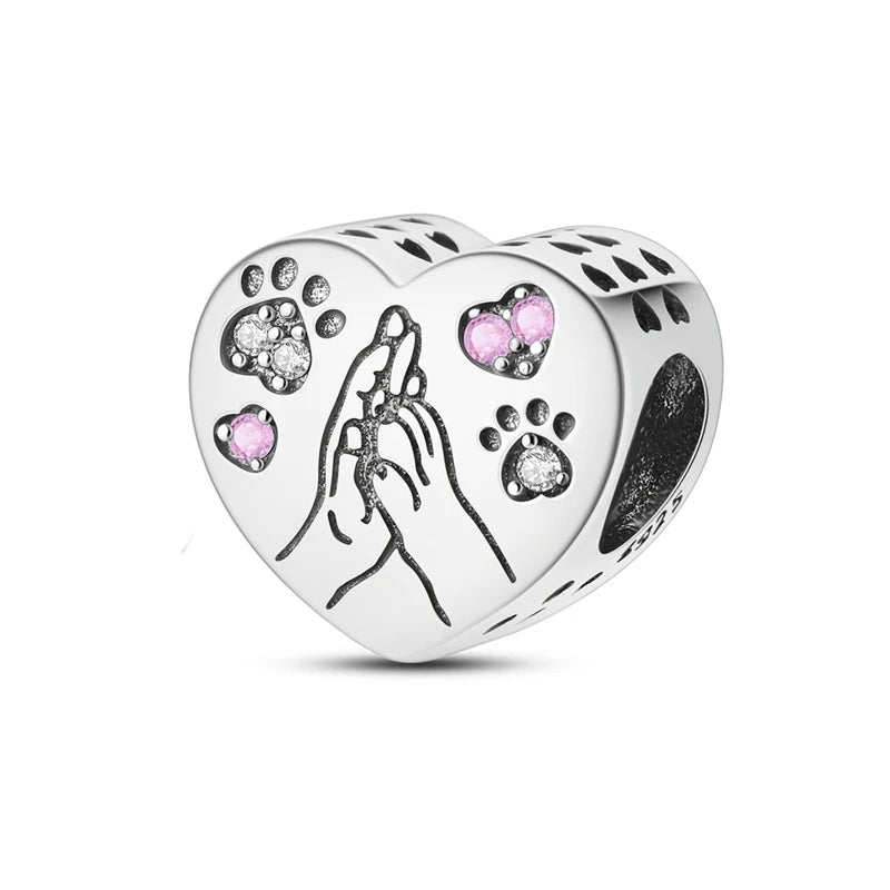 Charm Heiße Verkäufe 925 Sterling Silber Charms Perlen CZ Pave Runde Clip Charms Fit Original Armband Halskette Charms Schmuck Geschenk