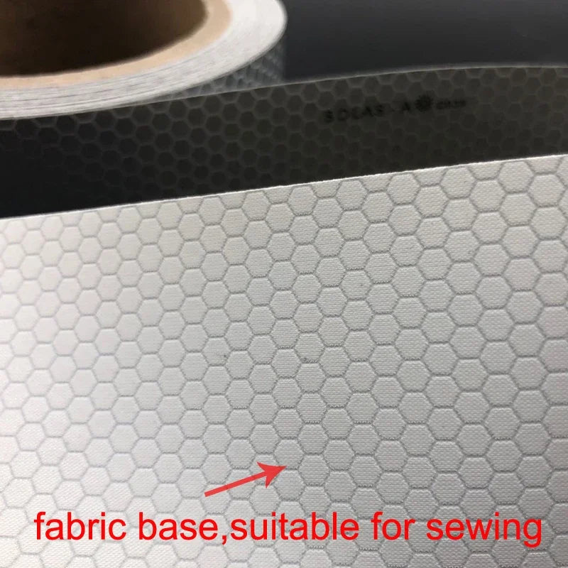 5cm x 1/3/5m hoc hinten sives reflektieren des Solas band für genähte Rettungs ringe oder selbst klebendes Warnband für Kleidung