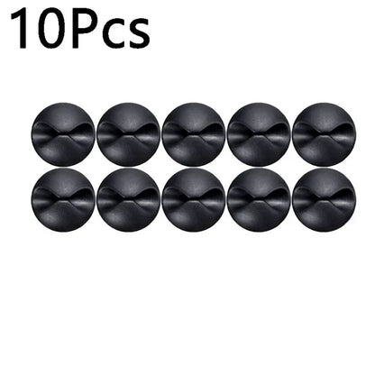 1-10PCS Klebstoff Kabel Clips Silikon Kabel Organizer Desktop Wand Ladekabel Kopfhörer Linie Mous Management USB kabel Halter