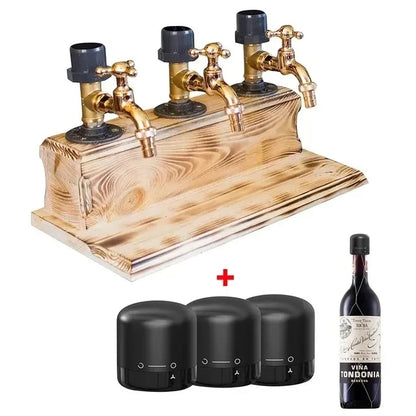 Spender Wasserhahn Whisky Spender Holz Whisky p Holz Weinform geeignet für Freunde sammeln, Familien treffen