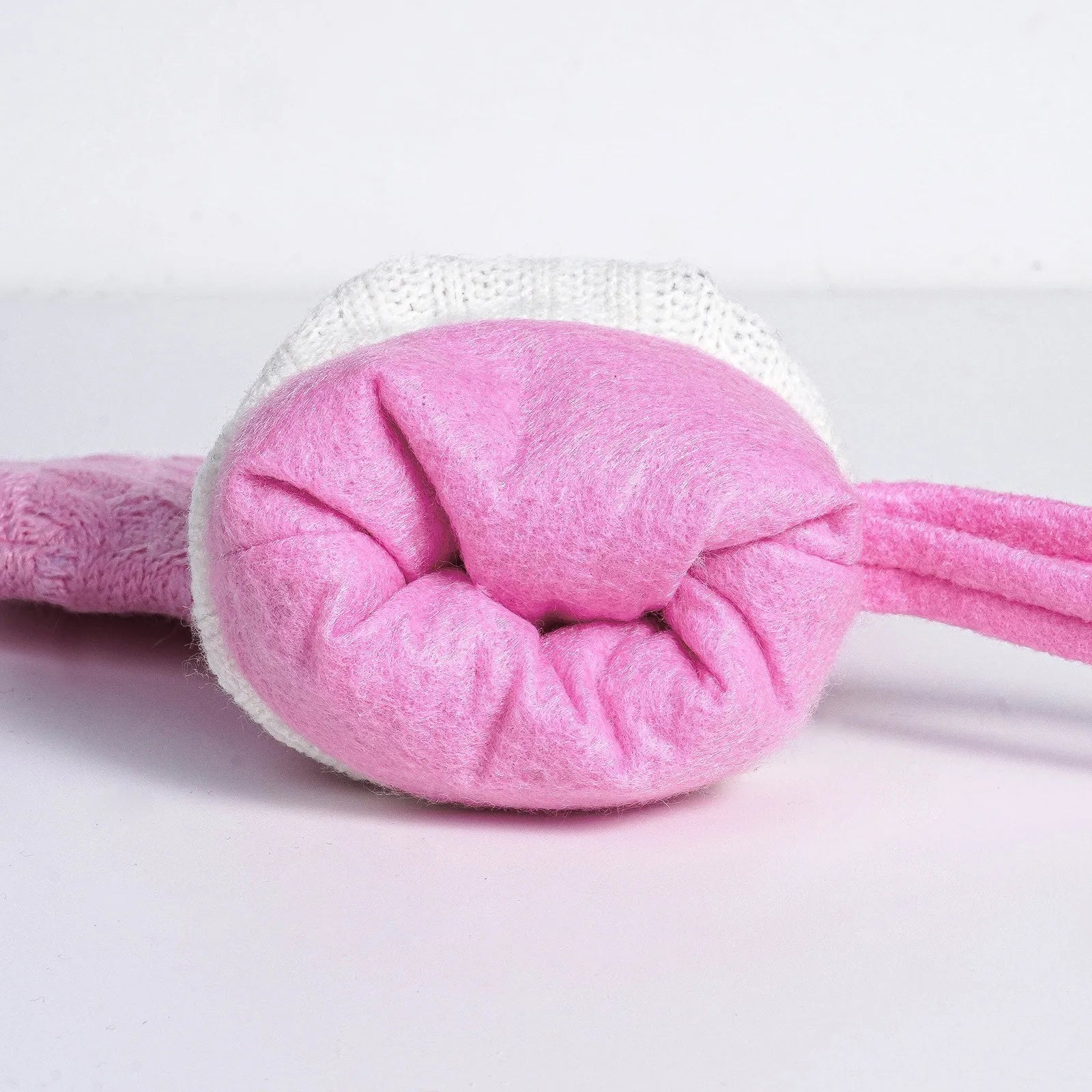 Rosa Weihnachts-Alphabet-Stricksocken, verdickt, Kawaii, exquisite Süßigkeiten-Geschenktüten, große Kapazität, Festival-Buchstaben-Stricksocken