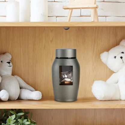Multi-farbige Edelstahl Hund Urnen Hund Katze Vogel Maus Feuerbestattung Asche Urne Versiegelt Beerdigung Für Hunde Pet Souvenir jar 2023 Neue