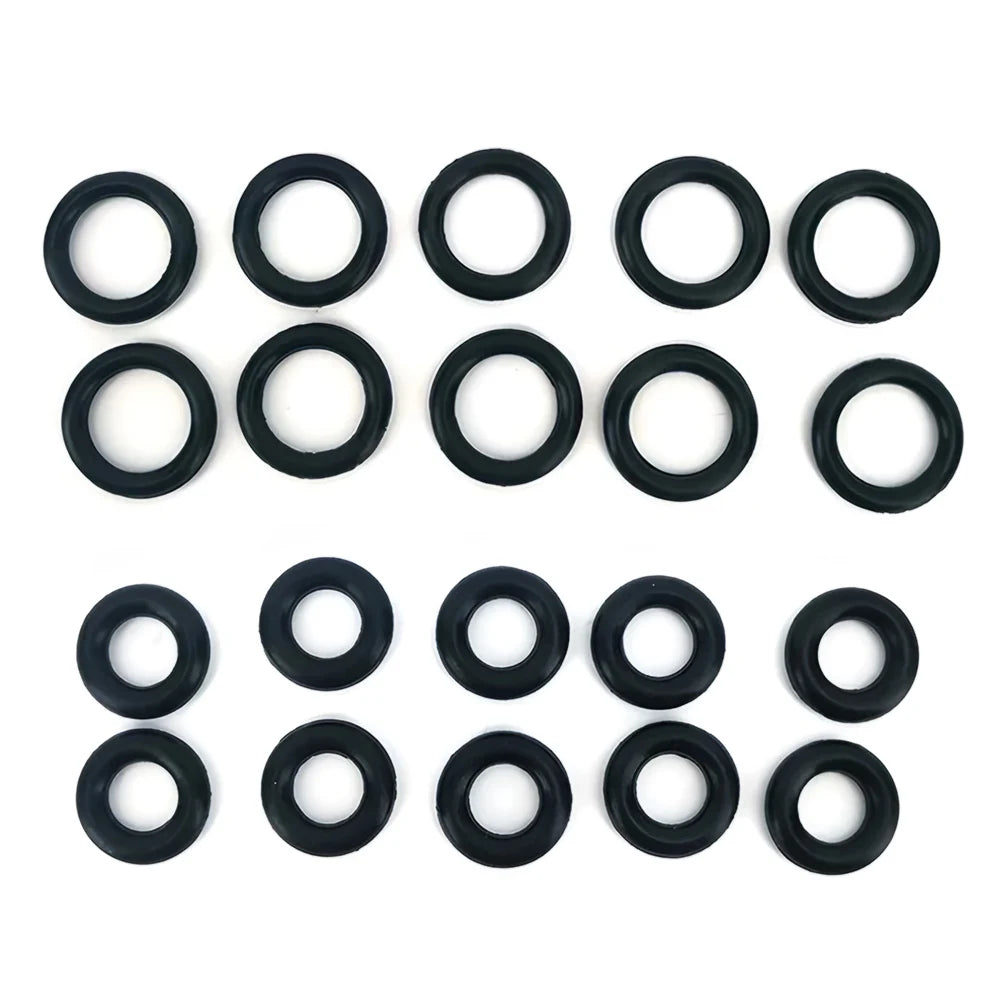 KEGLAND schwarze Dichtungssätze, 10 Stück Pfosten-O-Ring und 10 Stück Dip-Rohr, O-Ring-Dichtungsscheibe, Bierbrauen, Barzubehör