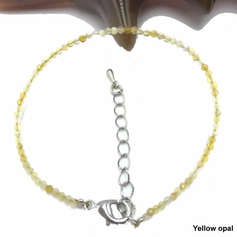 High Quality Natural Stone 2-3mm Handmade Micro Faced Beads Women's Agate Crystal Zircon Bracelet Jewelry Gift
