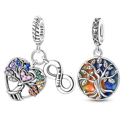 Flugzeug-Charm, 925er Silber, Original-Zirkon, Kleeblatt, Avocado, Charms, Perle, passend für Armbänder, DIY-Schmuck für Frauen, Hochzeitstag, Geschenk
