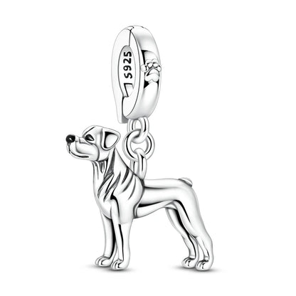 Neue Original 925 Silber Sterling Charms Perlen Anhänger Katze Hund Löwe Tiger Mädchen Junge Charms Fit Armband Frau Mode Schmuck Geschenk