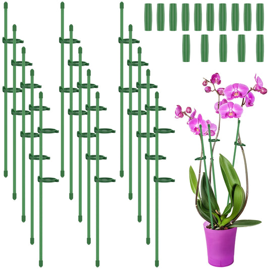 20/30Pcs Anlage Unterstützt Stakes Blume Ständer Sticks Garten Einzigen Stem Blume Unterstützung Stake Bonsai Befestigungs Werkzeug Blume wachsen Halter