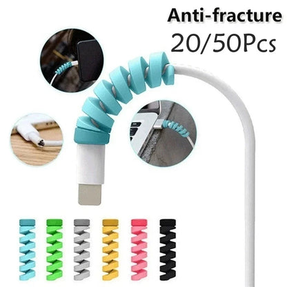 Ladekabelschutz für Telefone, Kabelhalter, Kabelbinder, Clip für Maus, USB-Ladegerät, Kabelmanagement, Kabel-Organizer