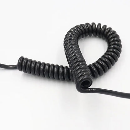 PU frühling kabel draht 5 core 15 13 20 18 17 awg stretch 1 2 3 4 5 6 7 8 9 10 11 12 13 14 15 meter spirale teleskop draht