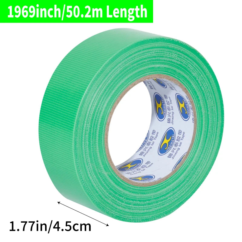 Hochleistungs-Stoffklebeband, 45 mm breit, 11 mil dick, wasserdicht, stark haftendes Stoffband für Reparaturen, DIY-Bastelarbeiten, mehrfarbig, 1 Rolle