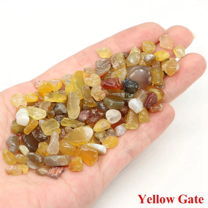 Natürliche Steine Kies Kristalle Chip Quarz Erz Mineralien Reiki Heilung Trommelachate Probe Aquarium Home Dekoration