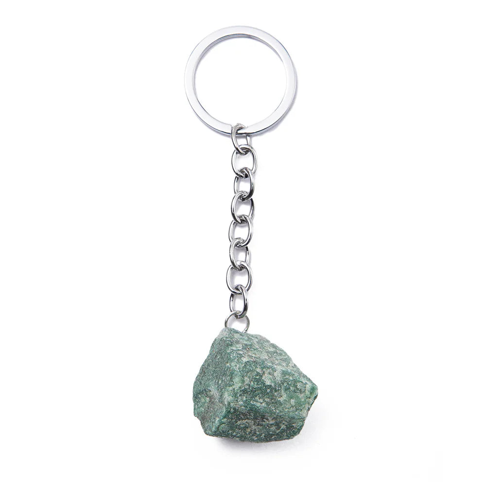 1-2 cm natürlicher roher Erz-Schlüsselanhänger, Edelstein, Quarz, Fluorit, Citrin, Amethyst, unregelmäßiger Stein, Anhänger, Charms, Schmuckherstellung, Zubehör