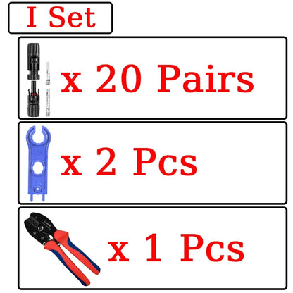 1/5 Sätze Photovoltaik-Solar-PV-Stecker IP67 Y/T Typ 30 A 1000 V 3-7-Wege-Zweig-Kit für PV/MC-Kabel 2,5/4/6 mm2 Batteriemodul