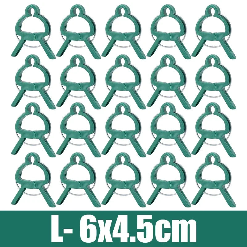20-120 stücke Anlage Feste Clips Wiederverwendbare Garten Anlage Unterstützung Halterung Für Feste Pflanzen Reben Blume Sämling Stamm Garten Liefert