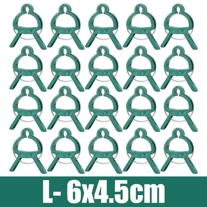 20-120 stücke Anlage Feste Clips Wiederverwendbare Garten Anlage Unterstützung Halterung Für Feste Pflanzen Reben Blume Sämling Stamm Garten Liefert
