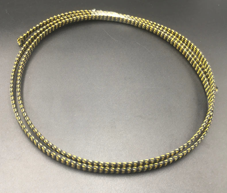 4mm Golden Clear Colorful High Density Mesh Guard RC Car Expandable Nylon Snakeskin Braid PET Protect Sheath Wire Cable Sleeve