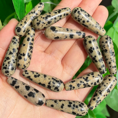 2 Stück natürlicher Wassertropfen aus echtem Stein, Indien-Achate, Labradorit, Tigerauge, Chalcedon, lose Perlen für Schmuckherstellung, DIY-Armband