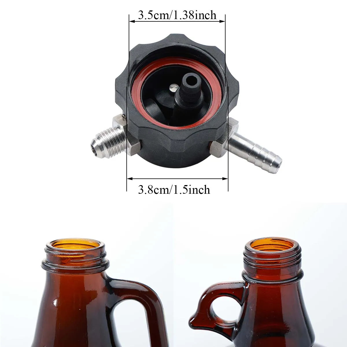 Growler Tap Kit Tragbarer Growler Dispenser Homebrew Bierfassungsausrüstung