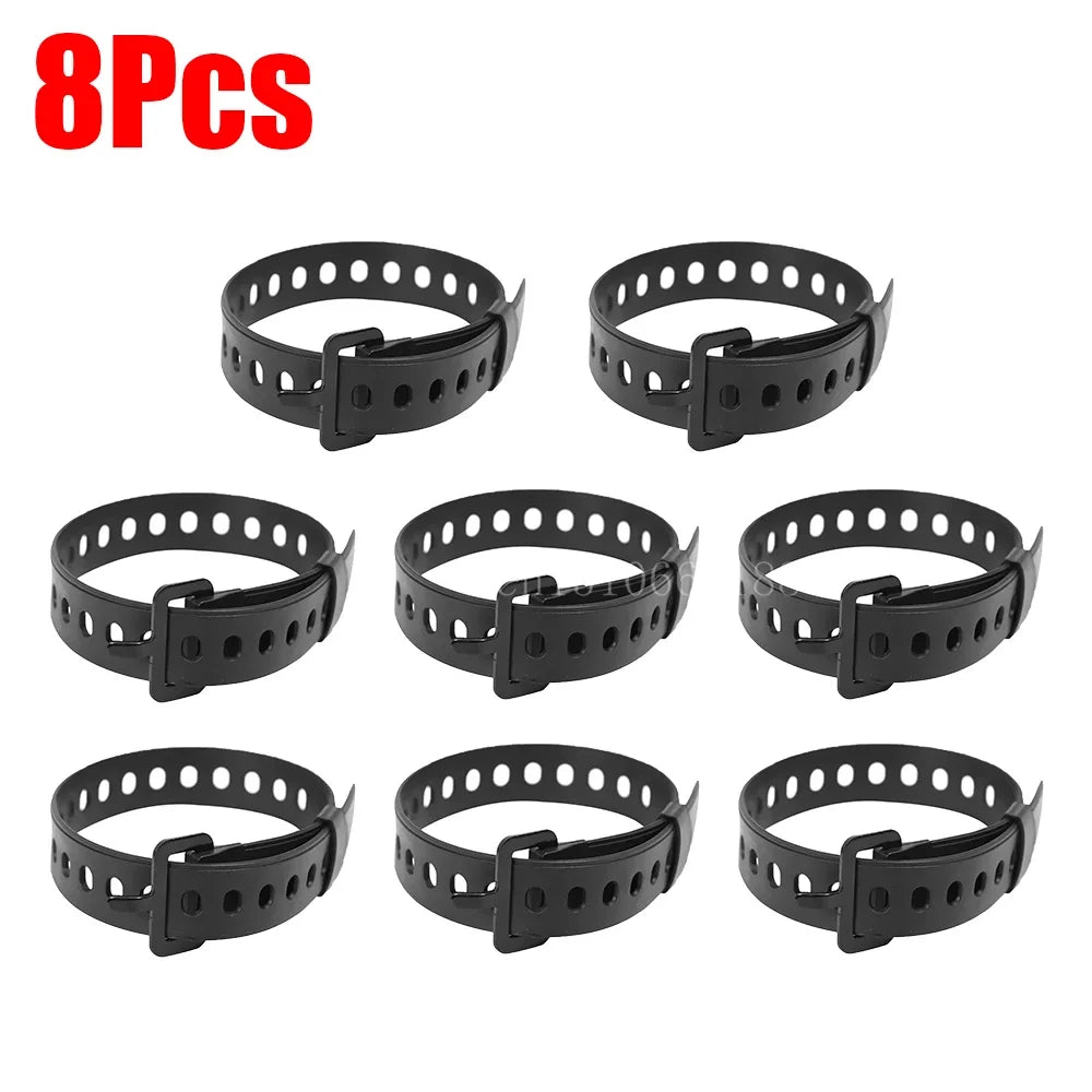1-10Pcs Reise Gebunden Gürtel Langlebig Gummi Fracht Krawatte 30/45cm Unten Gepäck Wimpern Gürtel strap Camping Wandern Fracht Lagerung Gürtel Schnalle