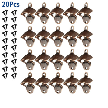 10PCS Vintage Flaschenöffner Wand Montiert Zink-legierung Bier Opener Werkzeug Wein Bar Zubehör mit Schrauben Opener Party Küche werkzeuge