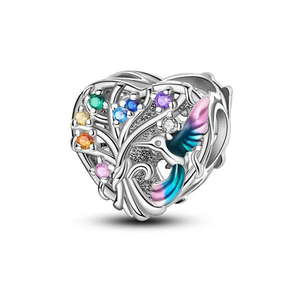Bezaubernde herzförmige Perlen aus 925er-Sterlingsilber, Familie, Liebe, Tier, Fußabdruck, Charm-Armband, Halskette, passend für Frauen, DIY-Urlaubsgeschenke