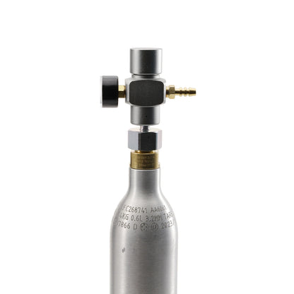 0,6 l 0,64 kg leerer CO2-Gasflasche mit TR21-4-Ventil, Aluminium-Soda-CO2-Tank, kohlensäurehaltiges Wasser, Getränke-Nachfüllung, Soda-Maker, Homebrew
