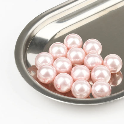 Großhandel 5 stücke Natürliche Shell Perle Perlen 6mm 8mm 10mm 12mm Runde Lose Perlen Gebohrt Halb loch Perlen Für Ohrring Schmuck Machen
