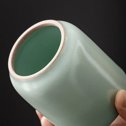Ceramic urn for pets, small for human ashes, cinerary casket, mini keepsake, pet burial urn for human cremation, dog