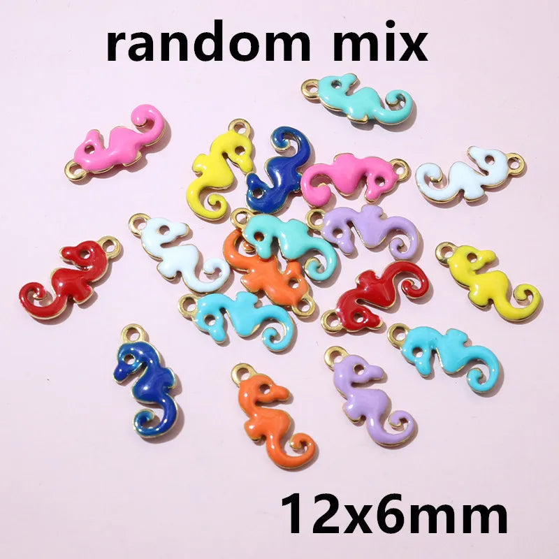 20 Stück 18x5mm Emaille gestreifte Fisch Charms Anhänger Edelstahl DIY Schmuckherstellung Zubehör für Ohrringe Halskette Schlüsselanhänger