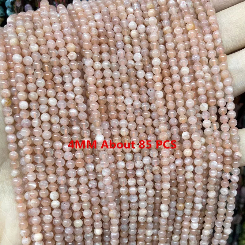 Natürliche Sonnenstein Edelsteine Unregelmäßige Facettierte Rondelle Runde Lose Spacer Perlen Für Schmuck Machen DIY Armband Halskette Zubehör