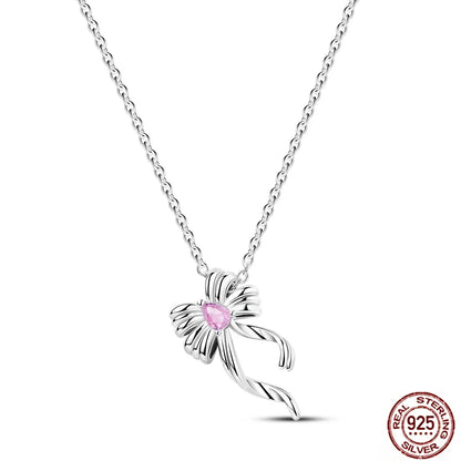 925 Sterling Silber blau Teufel Augen Palme Original Halskette Einhorn überlappen runde funkelnde Anhänger für Frauen Luxus Schmuck Geschenk