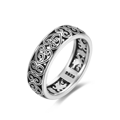 Luxuriöse Ringe aus 925er Silber für Herren und Damen, Paarringe, Modeschmuck, Party, Geburtstag, Geschenke