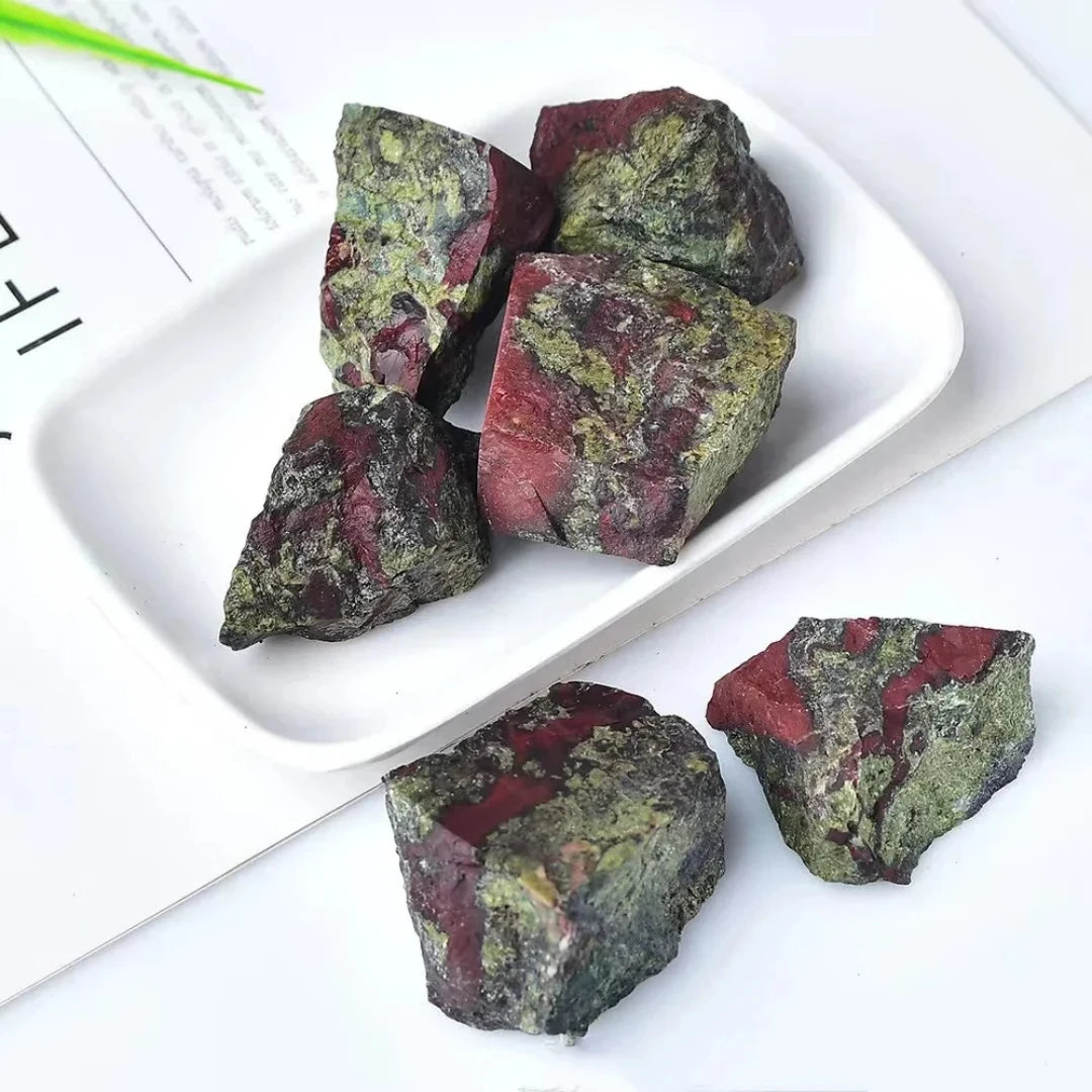 40 g/120 g/240 g natürlicher Drachenblutstein, rohe raue Mineralexemplare, Trommelsteine, Heimdekoration, dekorativ aus Steinhandwerk