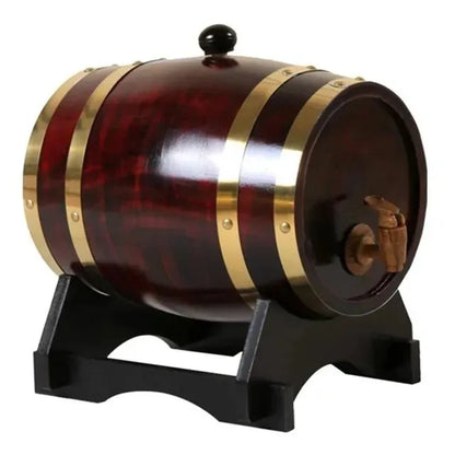3l Whisky fass Holzfass Vintage Eiche Bier Brau werkzeuge Zapfhahn Spender für Rum Topf Whisky Weinbar Werkzeuge
