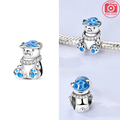 Neue Silber 925 Engel Skulptur Charms Herz Perlen Fit Original Armband für Frauen Schmuck Party Perlen DIY Edlen Schmuck Geschenke