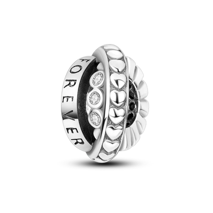 Fit 925 Original Armband 100 % 925 Sterling Silber Glänzende Bunte Zirkon Herz Charms Perlen Exquisite DIY Schmuck Geschenk