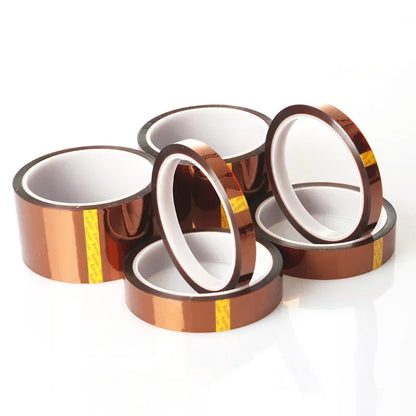 1 Stück selbstklebendes Klebeband, 30 m, hochtemperaturbeständiges Klebeband, Elektronikindustrie, Schweißen, Polyimid, Capton-Isolierband, Größe 12