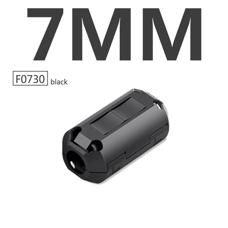 DIVEDEER Clip-on Magnetringfilter, abnehmbarer EMI-Unterdrücker, Datenkabel-Anti-Interferenz- und elektromagnetische Abschirmung