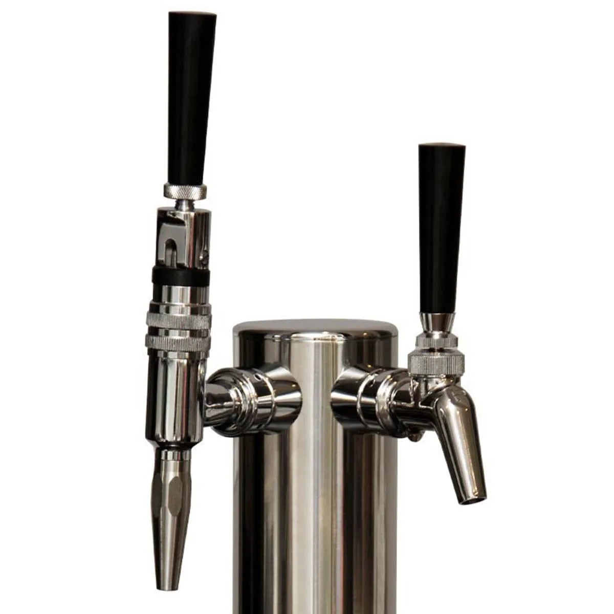 Nitro-Wasserhahn, Stout-Wasserhahn, komplett aus Edelstahl, Stickstoff, Zugluft, Bierturm, Kaltbrühen, Nitro-Fass, Zugluft-Fass-Wasserhahn, 5/8 Zoll BSP-Gewinde