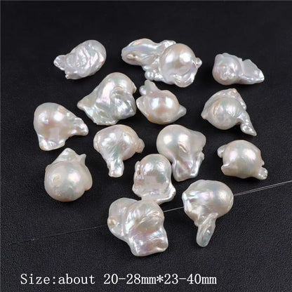 Unregelmäßige Natürliche Perle Perlen Charms Kreuz Runde Barocke Perle Lose Perlen Für Schmuck Machen DIY Anhänger Armband Ohrringe