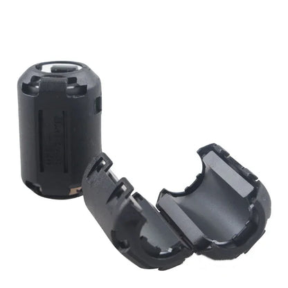10 Stück Audiokabel Magnetringfilter Clip-on RFI EMI um Ferrit Nickel Anti-Interferenz-Anschluss 5 mm-13 mm