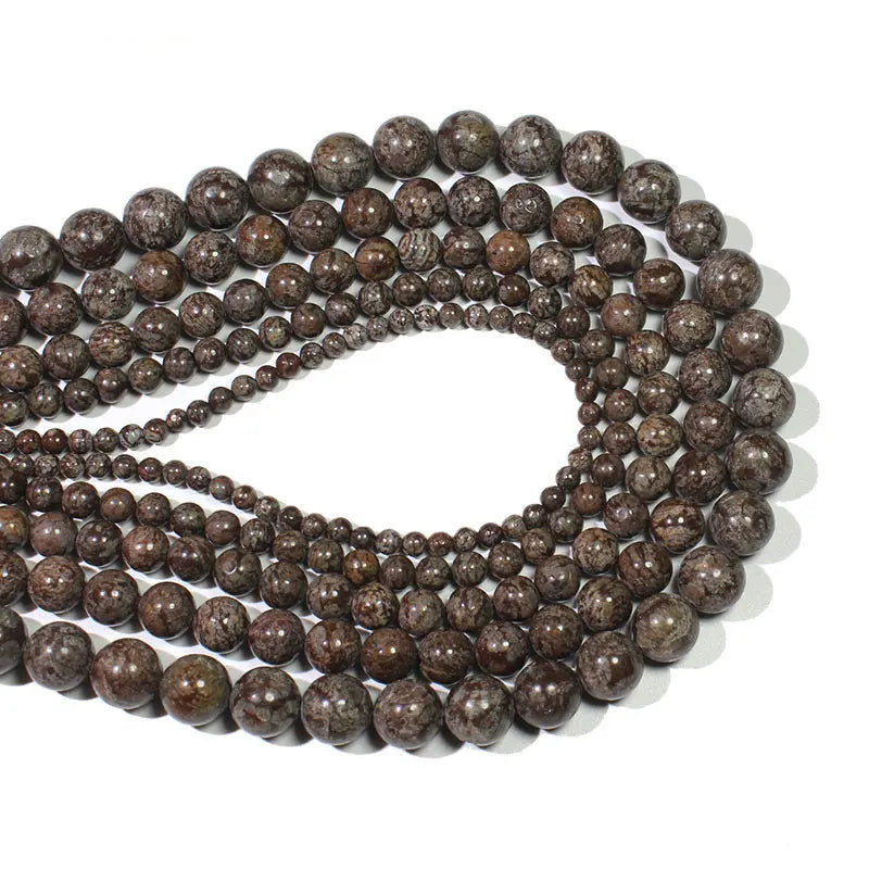 Großhandel Schwarz Onyx Achat Runde Naturstein Perlen Für Schmuck Machen DIY Armband Halskette Charms 4/6/8/10/12/mm Strang 15''