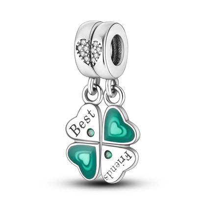 925er Silber vergoldete baumelnde Charms-Perlen für Original-Armbänder, DIY-Modeschmuckherstellung