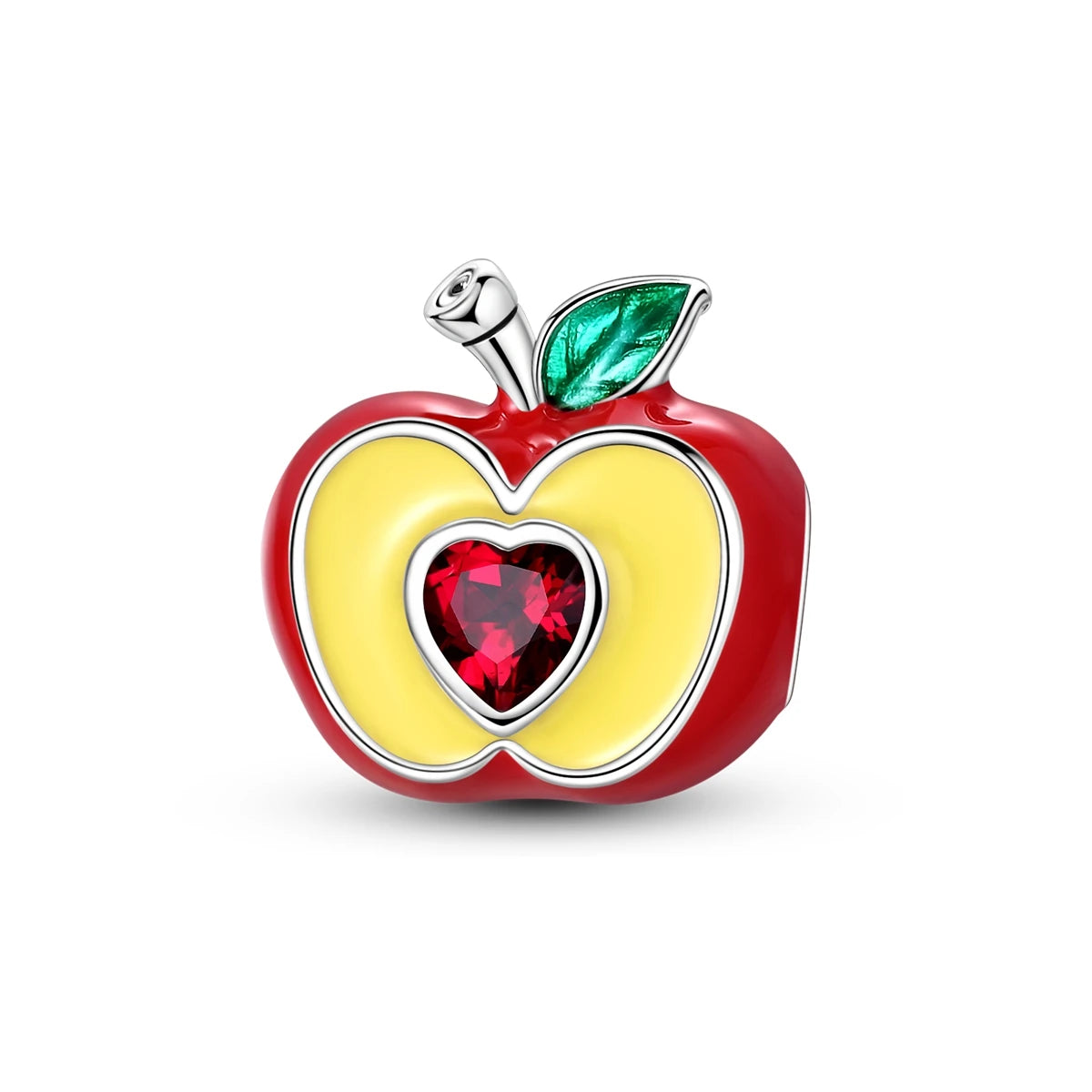 Obst-Charm-Perle aus 925er Silber, Erdbeere, Kirsche, Avocado-Anhänger, passend für Original-Armbänder, DIY-Modeschmuck