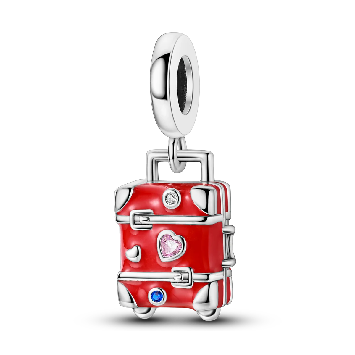 Charms aus 925er-Sterlingsilber, Baum des Lebens, Perlen, Kürbiskopf, Liebesherz, baumelnd, passend für Original-Armbänder, Halsketten, DIY-Modeschmuck