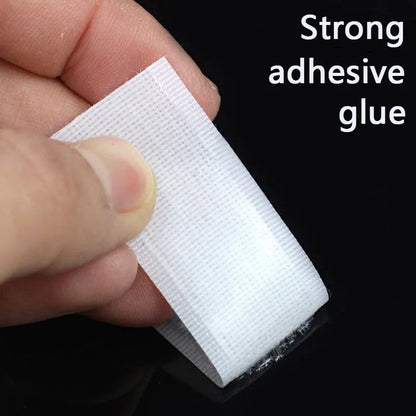 50 mm weißes, starkes, selbstklebendes Klettband, selbstklebendes Nylon-Klettverschlussband mit Kleber für Heimwerkerarbeiten