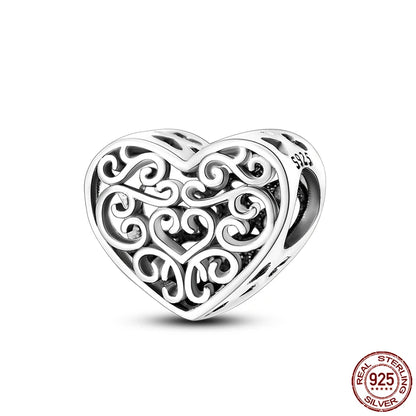 Passend für Qikaola 925 Original-Armbänder, blauer Zirkon, Eule, leuchtende Meeresschildkröte, Oktopus, 925er Silber, Charms, Perlen, DIY, Geburtstag, Schmuck, Geschenk